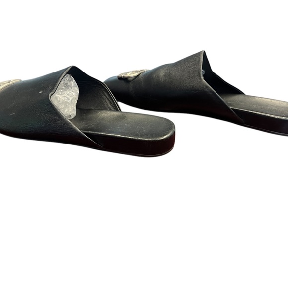 Balenciaga Leather Mules Black Square-Toes used condition IT mens 42 - Picture 6 of 8